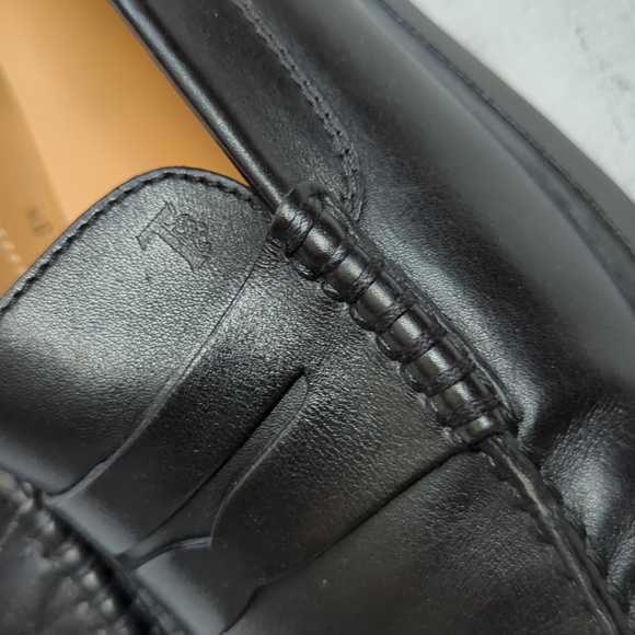 TOD'S LEATHER FLATS SHOES - Picture 5 of 13